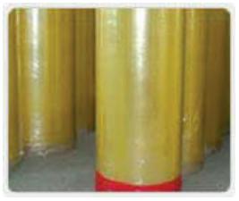 Jumbo adhesive tape rolls